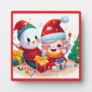 Weihnachten - Geburtstag 5 Fotoplatte