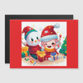 Weihnachten - Geburtstag 5 Magnetkarte (Vorne/Hinten)
