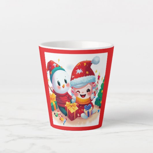 Weihnachten - Geburtstag 5 Milchtasse (Vorderseite)