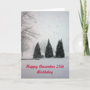 Weihnachten Geburtstag 6 - Schnee