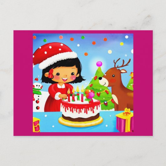 Weihnachten - Geburtstag 7 (Vorderseite)