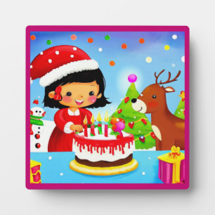 Weihnachten - Geburtstag 7 Fotoplatte