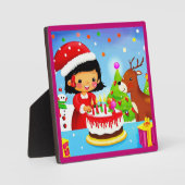 Weihnachten - Geburtstag 7 Fotoplatte (Vorderseite)