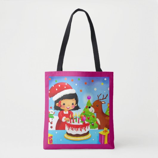 Weihnachten - Geburtstag 7 Tasche (Vorderseite)
