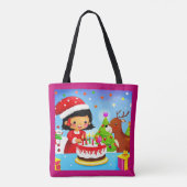 Weihnachten - Geburtstag 7 Tasche (Rückseite)
