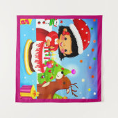 Weihnachten - Geburtstag 7 Wandteppich (Vorderseite (Horizontal))