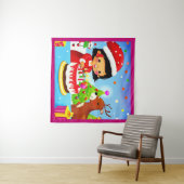 Weihnachten - Geburtstag 7 Wandteppich (Beispiel (Horizontal))