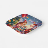 Weihnachten - Geburtstag 8 Pappteller (Gewinkelt)