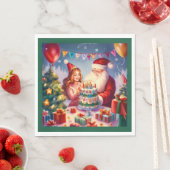 Weihnachten - Geburtstag 8 Serviette (Beispiel)