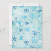 Weihnachten Geburtstag Einladung Kinder (Rückseite)