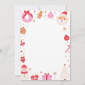 Weihnachten Geburtstag Kapsel Notiz Karte (Rückseite)