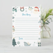 Weihnachten Geburtstag Kapsel Notiz Karte (Stehend Vorderseite)