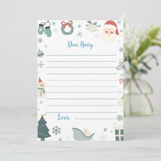 Weihnachten Geburtstag Kapsel Notiz Karte (Stehend Vorderseite)