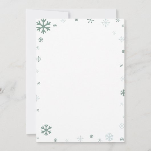 Weihnachten Geburtstag Kapsel Notiz Karte (Rückseite)