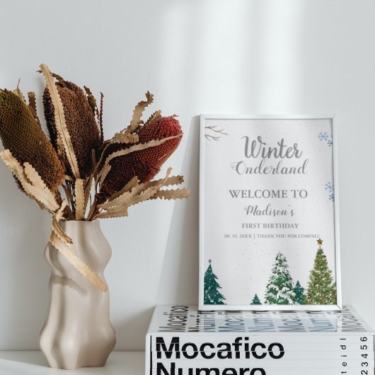 Weihnachten Geburtstagsparty willkommen Poster