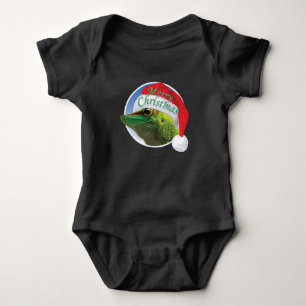 Weihnachten Gecko - Baby Jersey Bodysuit Strampler