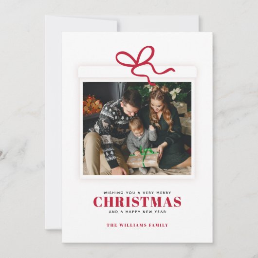 Weihnachten Gegenwart Foto Custom (Vorderseite)