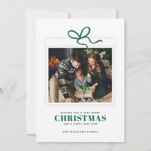 Weihnachten Gegenwart Foto Custom (Vorderseite)