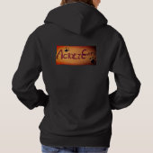 Weihnachten Gegenwart überraschende Katze Hoodie (Rückseite)