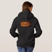 Weihnachten Gegenwart überraschende Katze Hoodie (Schwarz voll)