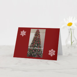 Weihnachten, geklappte Grußkarte Karte