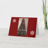 Weihnachten, geklappte Grußkarte Karte (Vorderseite)