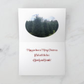 Weihnachten, geklappte Grußkarte Karte (Innenseite)
