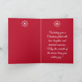 Weihnachten - Geklappte Grußkarte Karte (Innenseite)