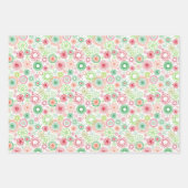 Weihnachten - geometrische Spiralen Geschenkpapier Set (Vorderseite 3)