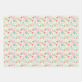 Weihnachten - geometrische Spiralen Geschenkpapier Set (Vorderseite 2)