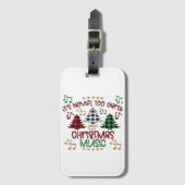 Weihnachten Gepäckanhänger (Vorderseite Vertikal)