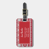 Weihnachten Gepäckanhänger (Vorderseite vertikal)