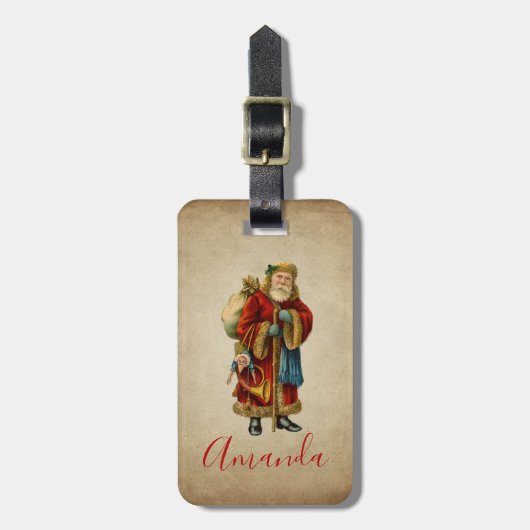 Weihnachten Gepäckanhänger (Vorderseite vertikal)