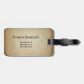 Weihnachten Gepäckanhänger (Rückseite horizontal)