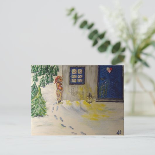 Weihnachten gerade um die Ecke (Stehend Vorderseite)