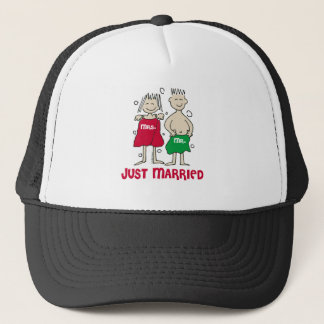 Weihnachten gerade verheiratet truckerkappe