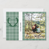 Weihnachten Gerahmten Foto Forest Green (Vorderseite)