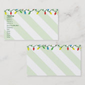 Weihnachten - Geschäft Visitenkarte (Vorne/Hinten)