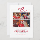 Weihnachten Geschenk 3 FotoCollage Custom (Vorderseite)