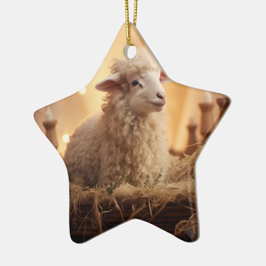 Weihnachten, Geschenk für Bauernfreunde Keramik Ornament (Links)