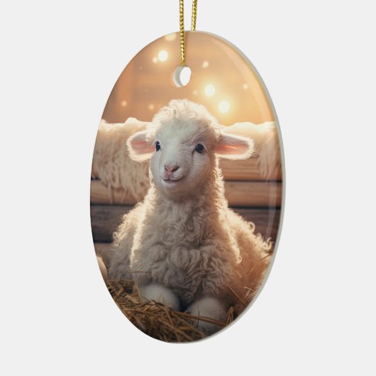 Weihnachten, Geschenk für Bauernfreunde Keramik Ornament (Links)