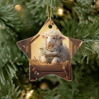 Weihnachten, Geschenk für Bauernfreunde Keramik Ornament