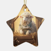 Weihnachten, Geschenk für Bauernfreunde Keramik Ornament (Links)