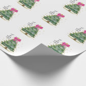 Weihnachten Geschenk und er wird frohe Weihnachten Geschenkpapier (Ecke)