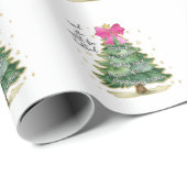 Weihnachten Geschenk und er wird frohe Weihnachten Geschenkpapier (Rolleneckpunkt)
