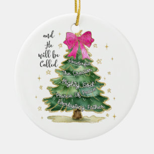 Weihnachten Geschenk und er wird frohe Weihnachten Keramik Ornament