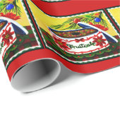 Weihnachten, Geschenk, Verpackung, Fruchtkuchen, Geschenkpapier (Rolleneckpunkt)