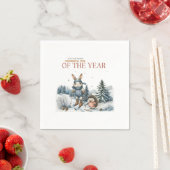 Weihnachten Geschenk wunderbare Zeit des Jahres Serviette (Beispiel)