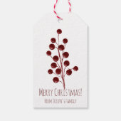 Weihnachten Geschenkanhänger (Rückseite)