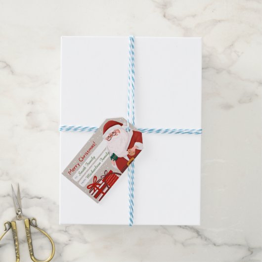 Weihnachten Geschenkanhänger (Mit Garn)